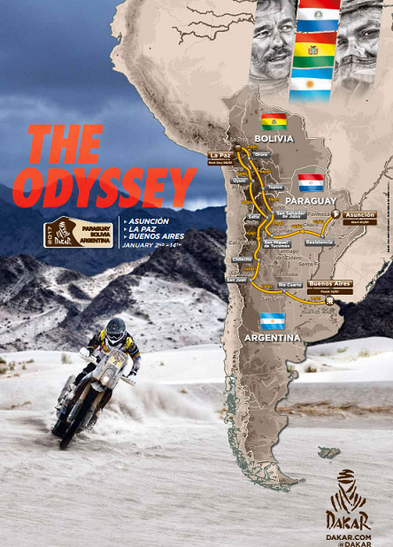 2017-ųjų Dakaro trasa
