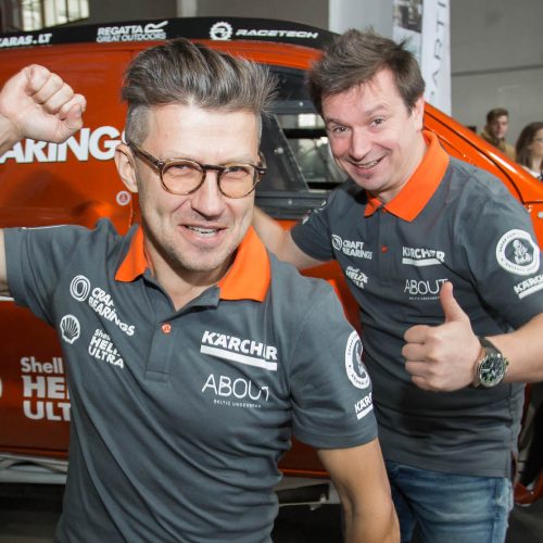Oficialiai pristatyta Antano Juknevičiaus komanda ir Dakaro automobilis