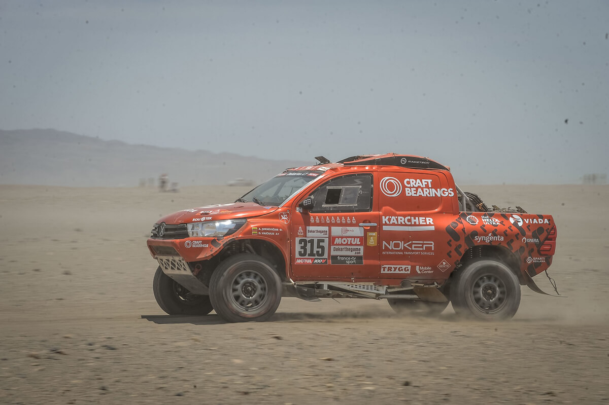 Sunkiausiose Dakaro kopose Antanas Juknevičius grįžo į TOP-20