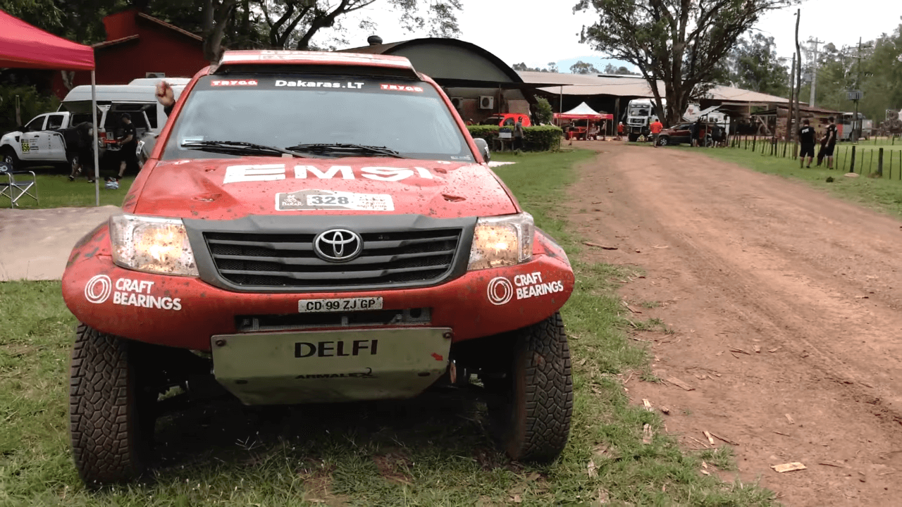 2017-ųjų Dakaro ralis. Automobilio bandymų sesija.