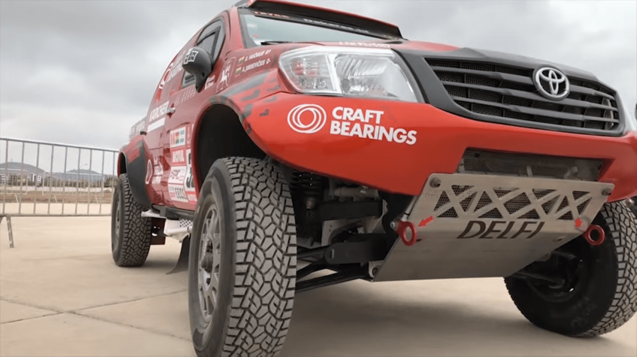 2018-ųjų Dakaro ralis. „CRAFT Bearings“ komanda išbandė starto podiumą