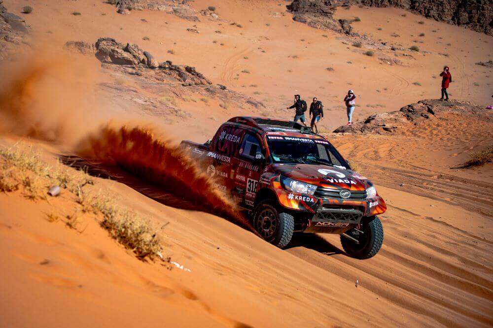 A. Juknevičius sėkmingai išlaikė ketvirtojo Dakaro ruožo kantrybės išbandymą