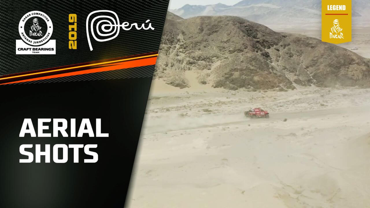 Dakar Rally 2019. Antanas Juknevicius Aerial Footage Highlights